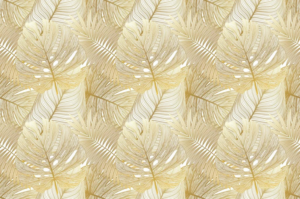 Yellow tropical leaves