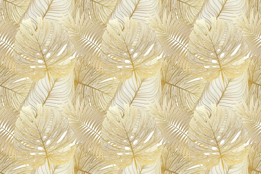 Yellow tropical leaves