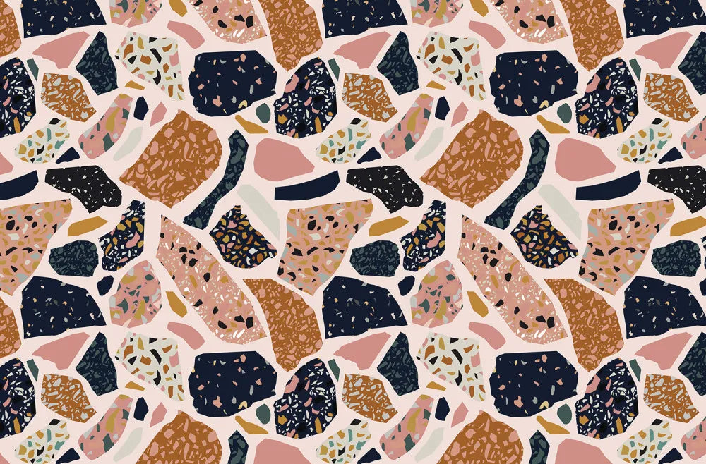 Mosaic in brown tones