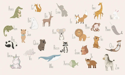 Alphabet with animals