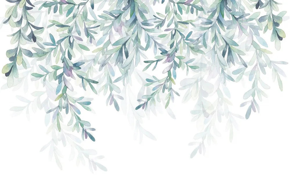 Watercolor leaves