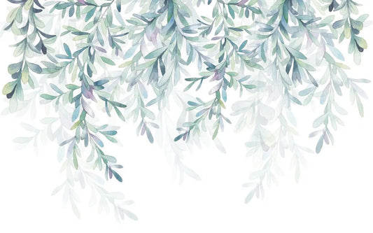Watercolor leaves