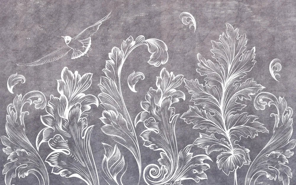 White leaf pattern