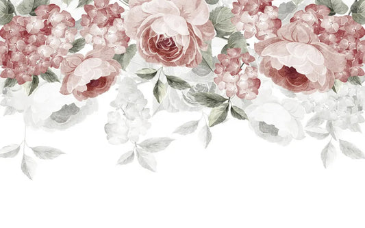Voluminous pink flowers