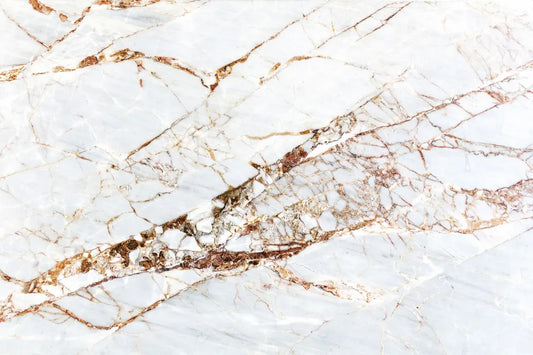 Gold plated marble