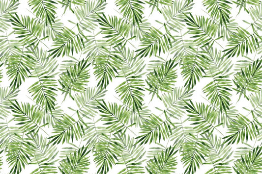 Light green palm leaves