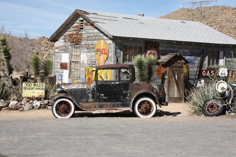 Old filling station