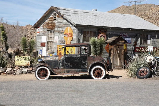Old filling station