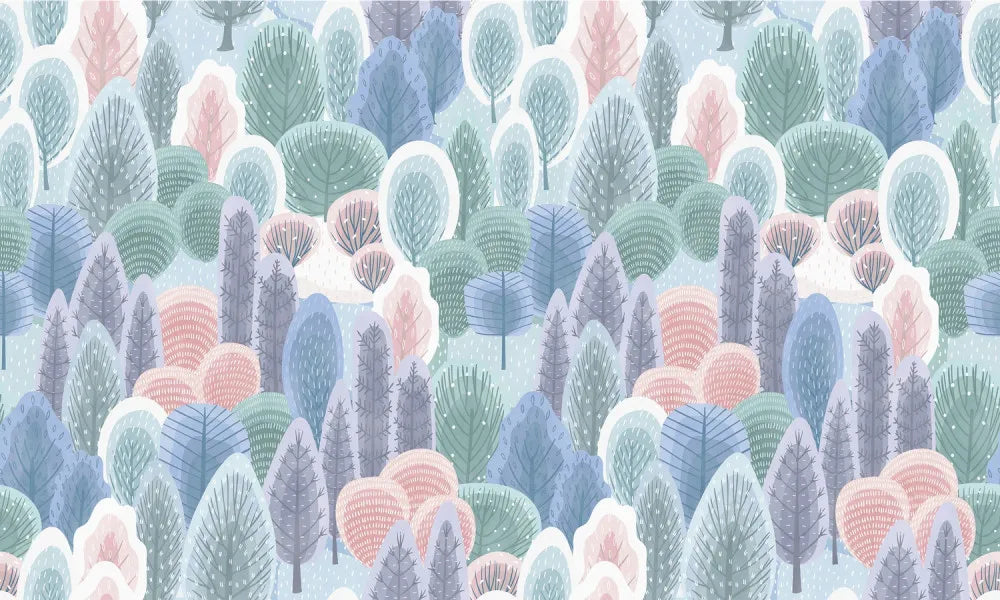 Colorful forest
