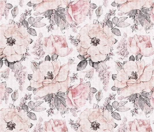 Delicate watercolor flowers