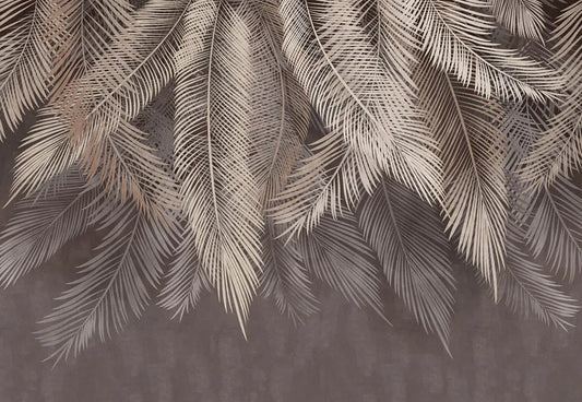 Chocolate palm leaves