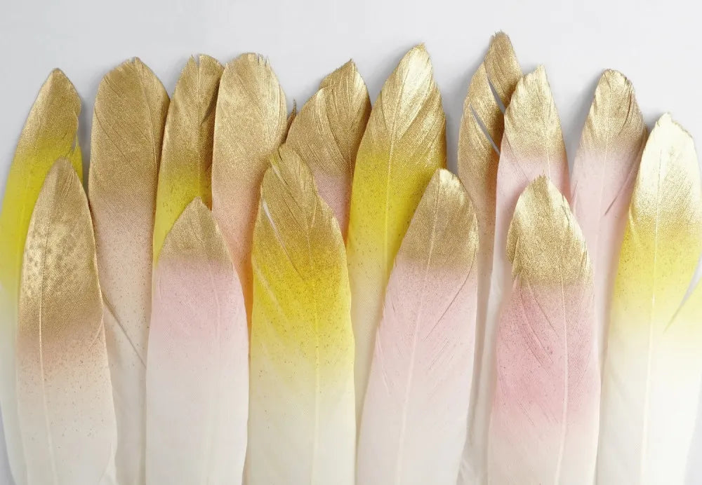 Bright feathers of gold