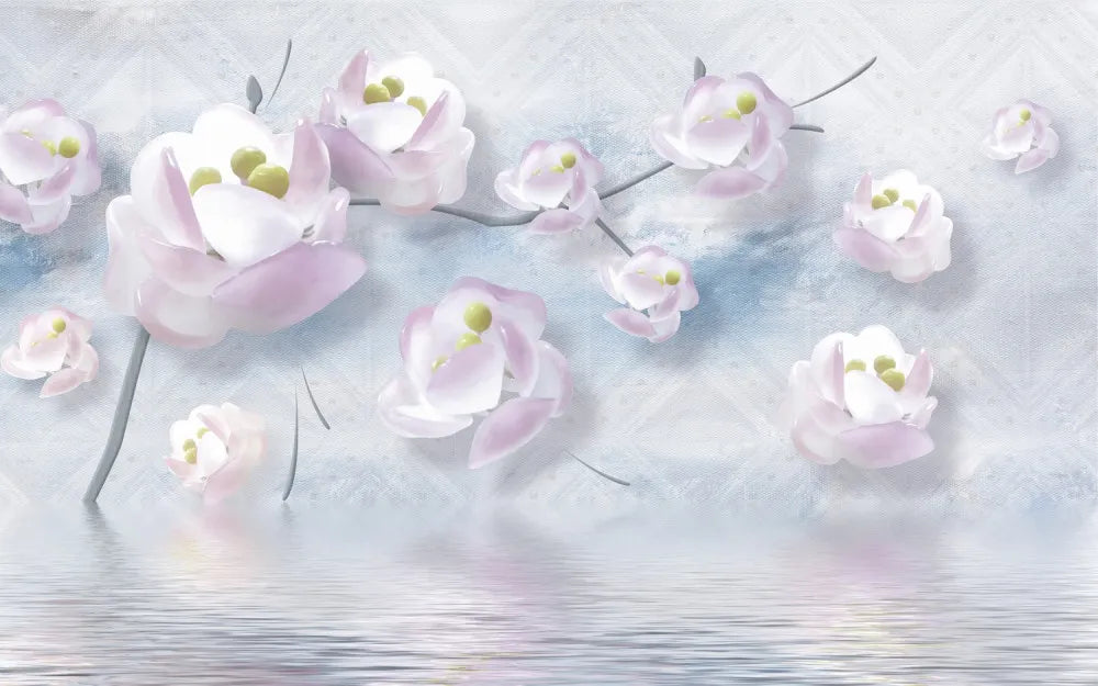 Sakura on the water