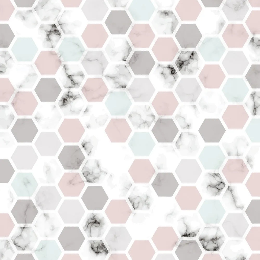 Light marble mosaic