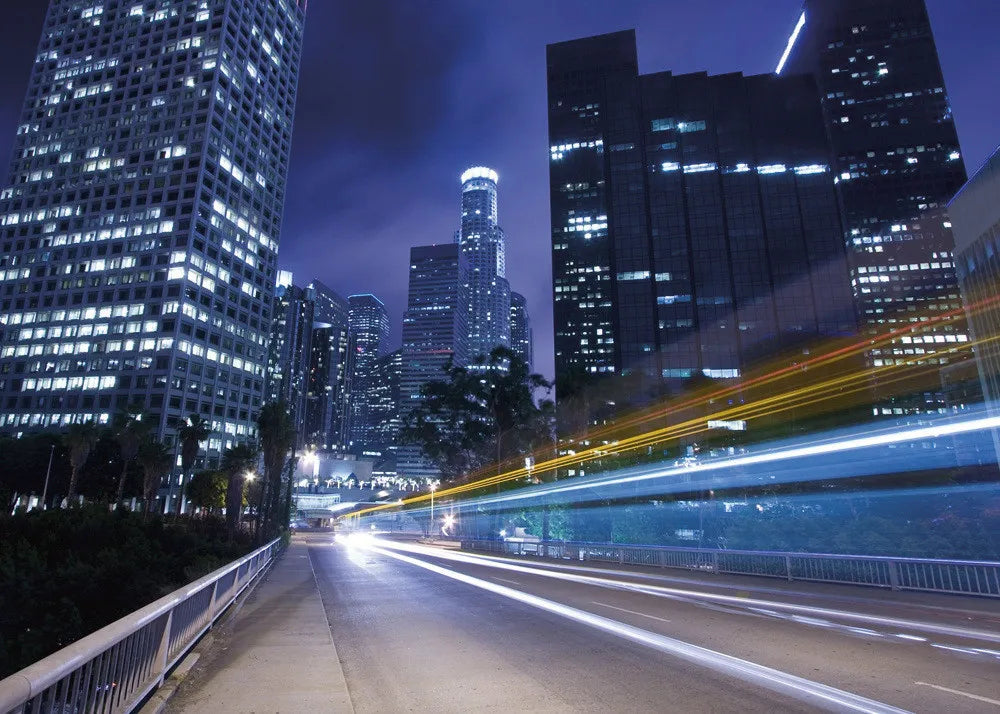 Night road, Los Angeles