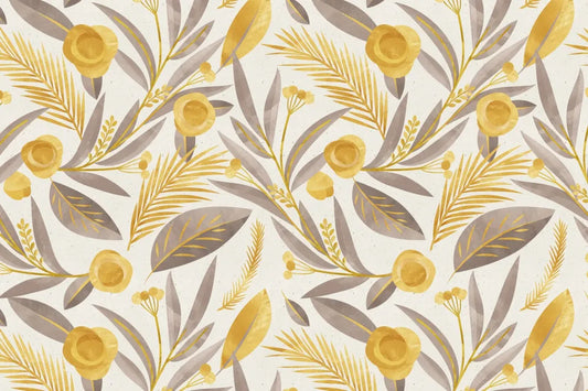 Golden flowers