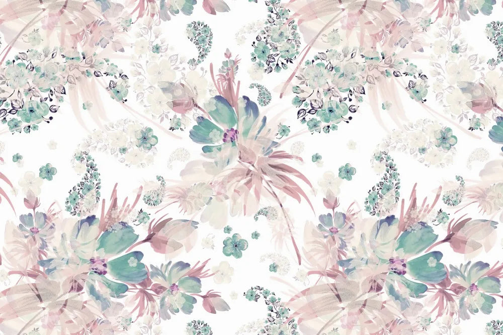 Colorful flower pattern