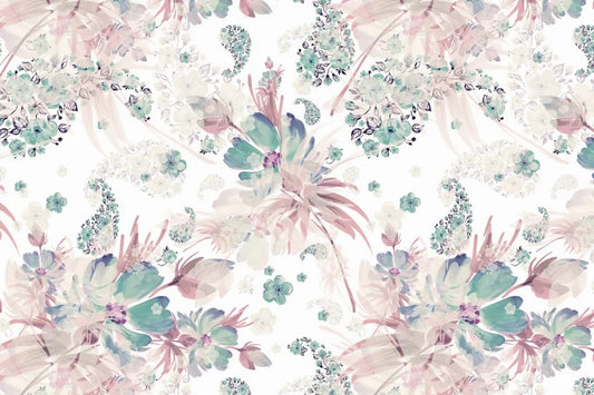 Colorful flower pattern