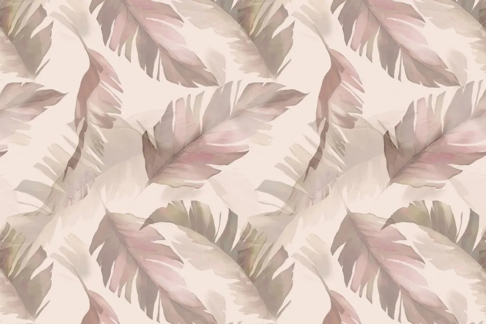 Foliage in pink haze