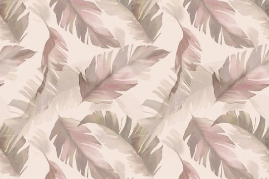 Foliage in pink haze