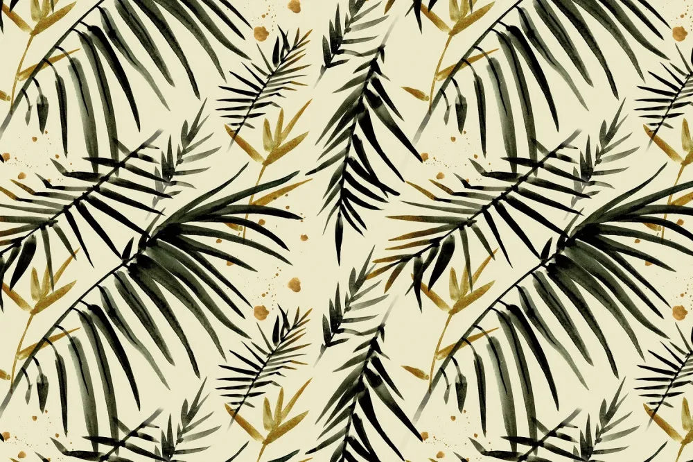 Tropical leaves of gold