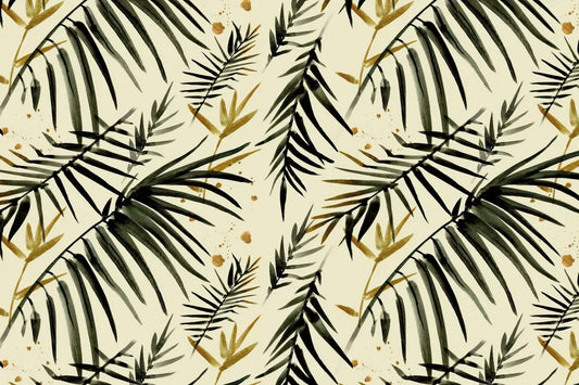 Tropical leaves of gold