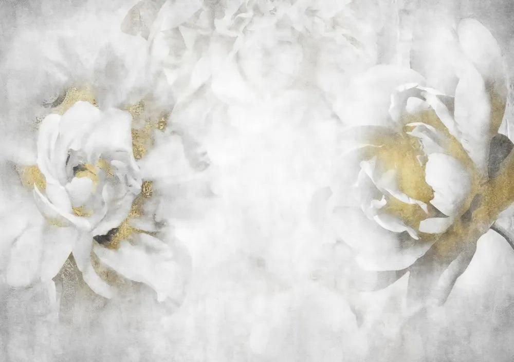 Flowers in a Golden haze