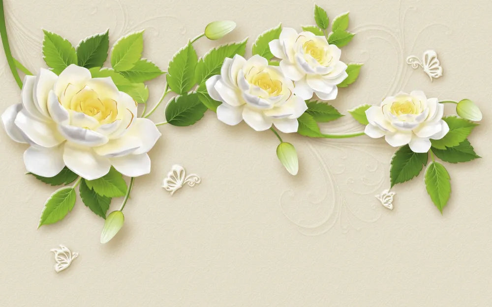 Blooming roses 3D