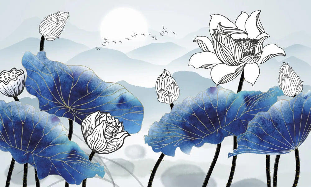 The Lotus in the mountains 3D