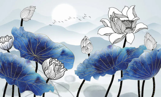 The Lotus in the mountains 3D