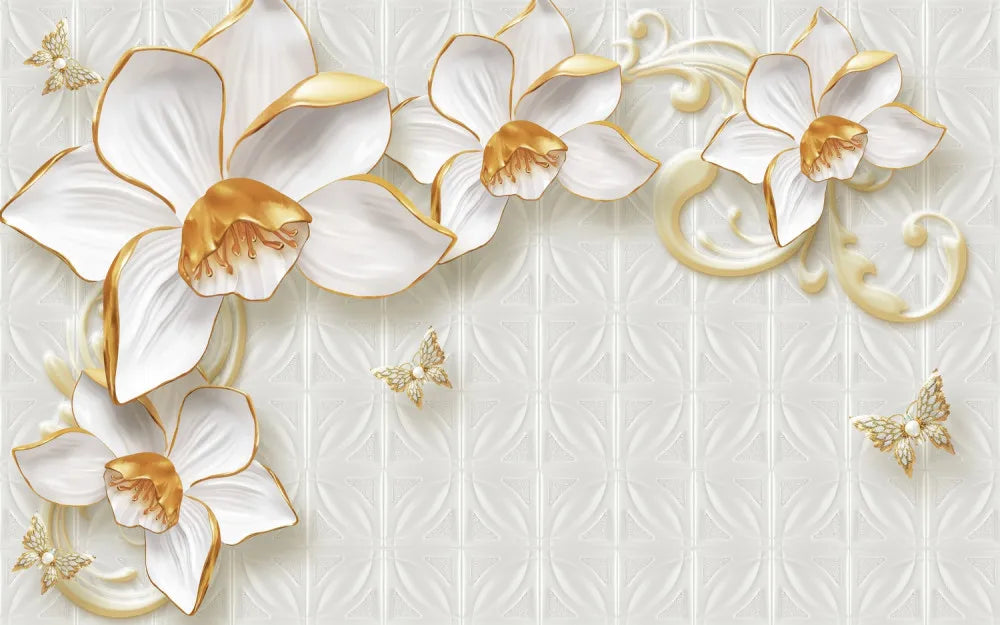 Golden Orchid 3D