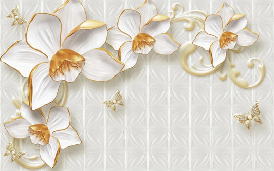 Golden Orchid 3D