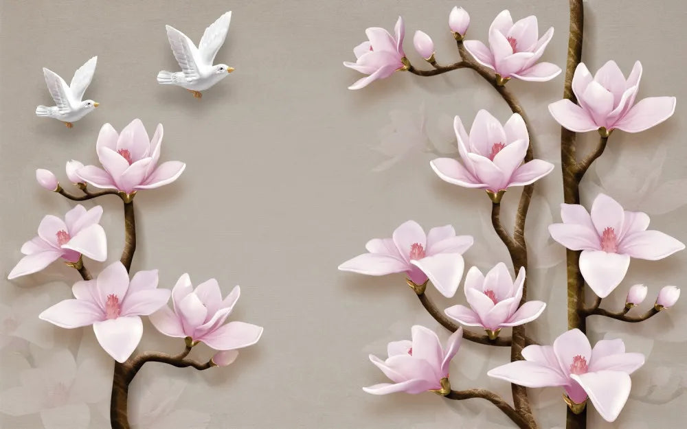 Delicate Magnolia 3D