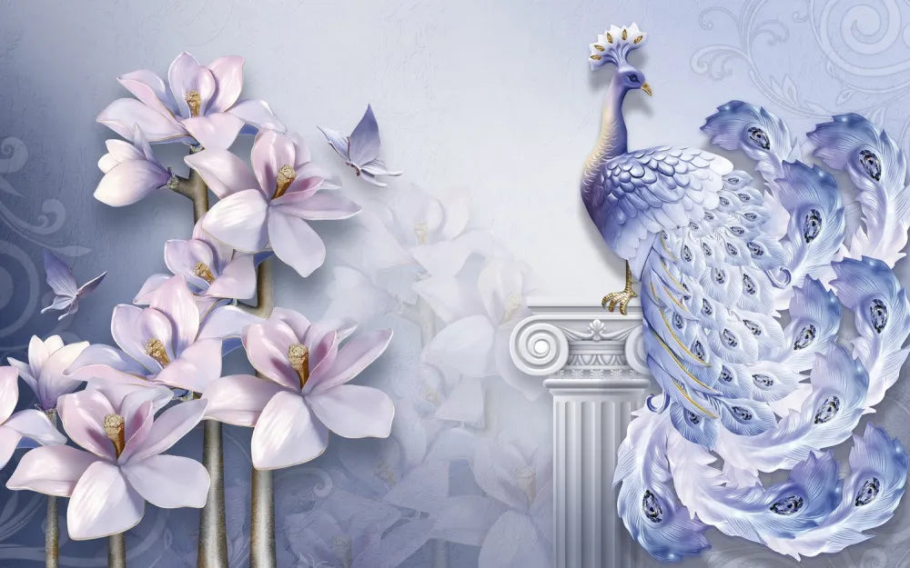The Royal peacock and Magnolia 3D