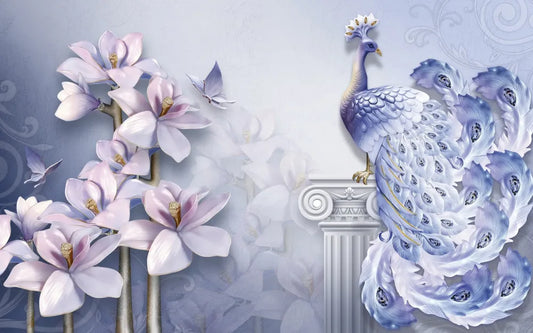 The Royal peacock and Magnolia 3D