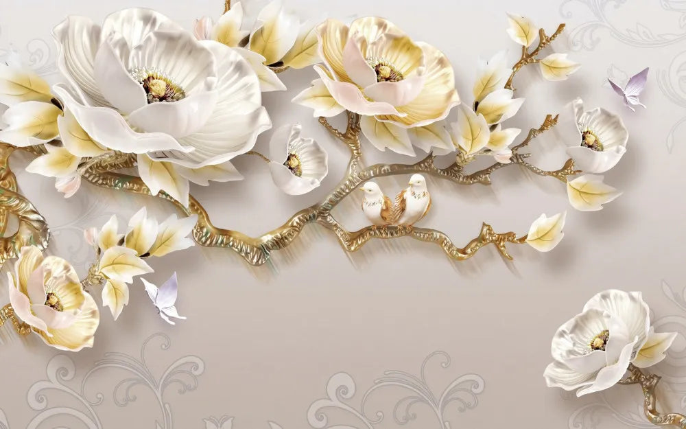 Flowering gold tree 3D