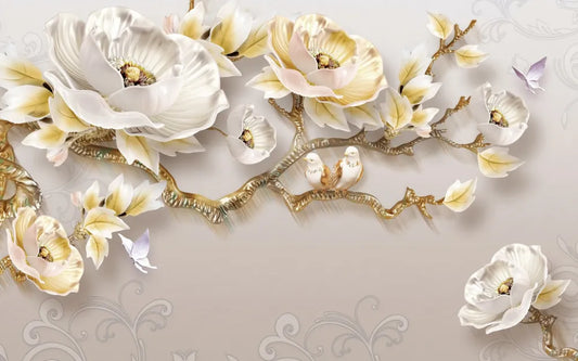 Flowering gold tree 3D