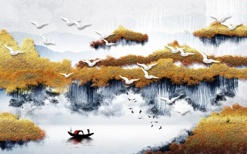 Bloom in mountains 3D