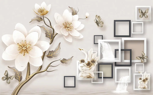 Gentle flowers 3D