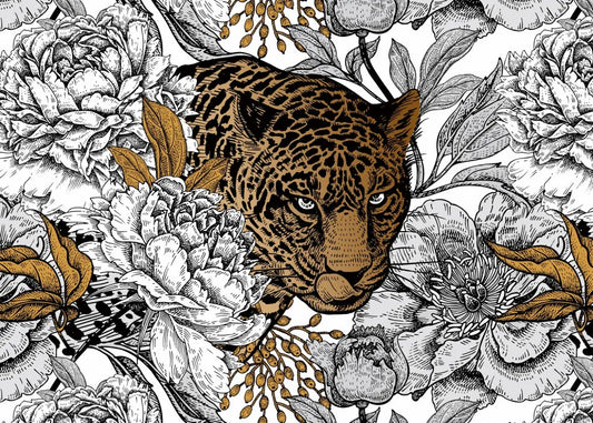 Golden Jaguar in colors