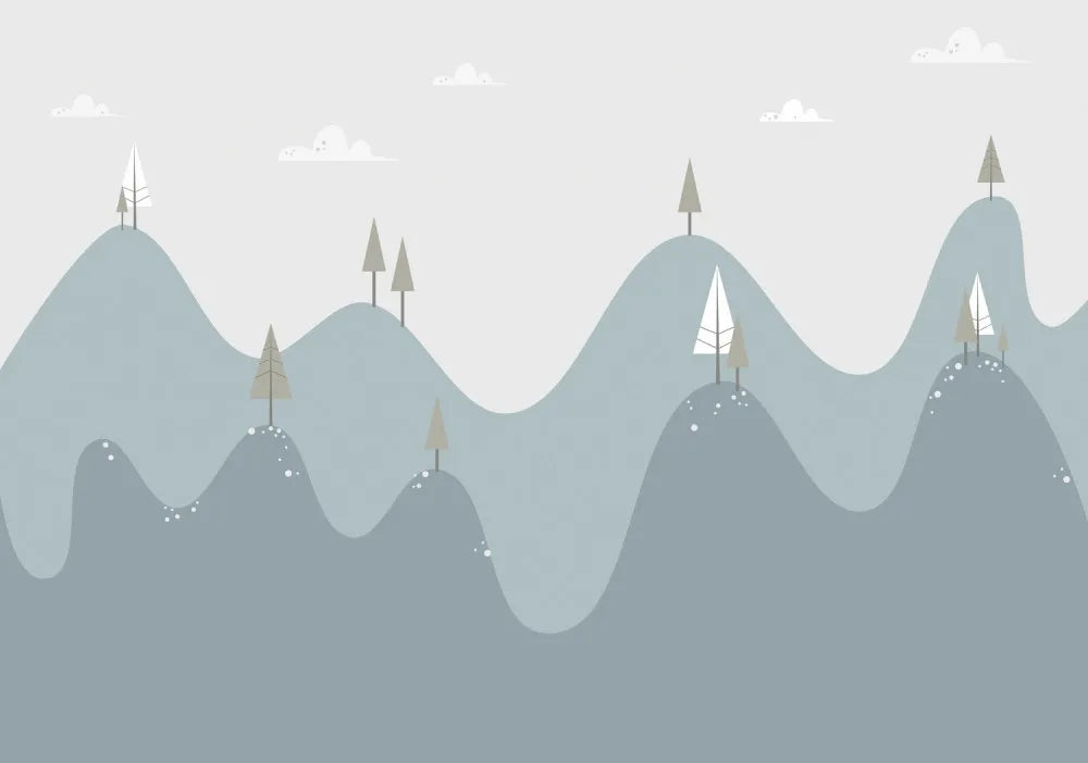 Undulating mountains