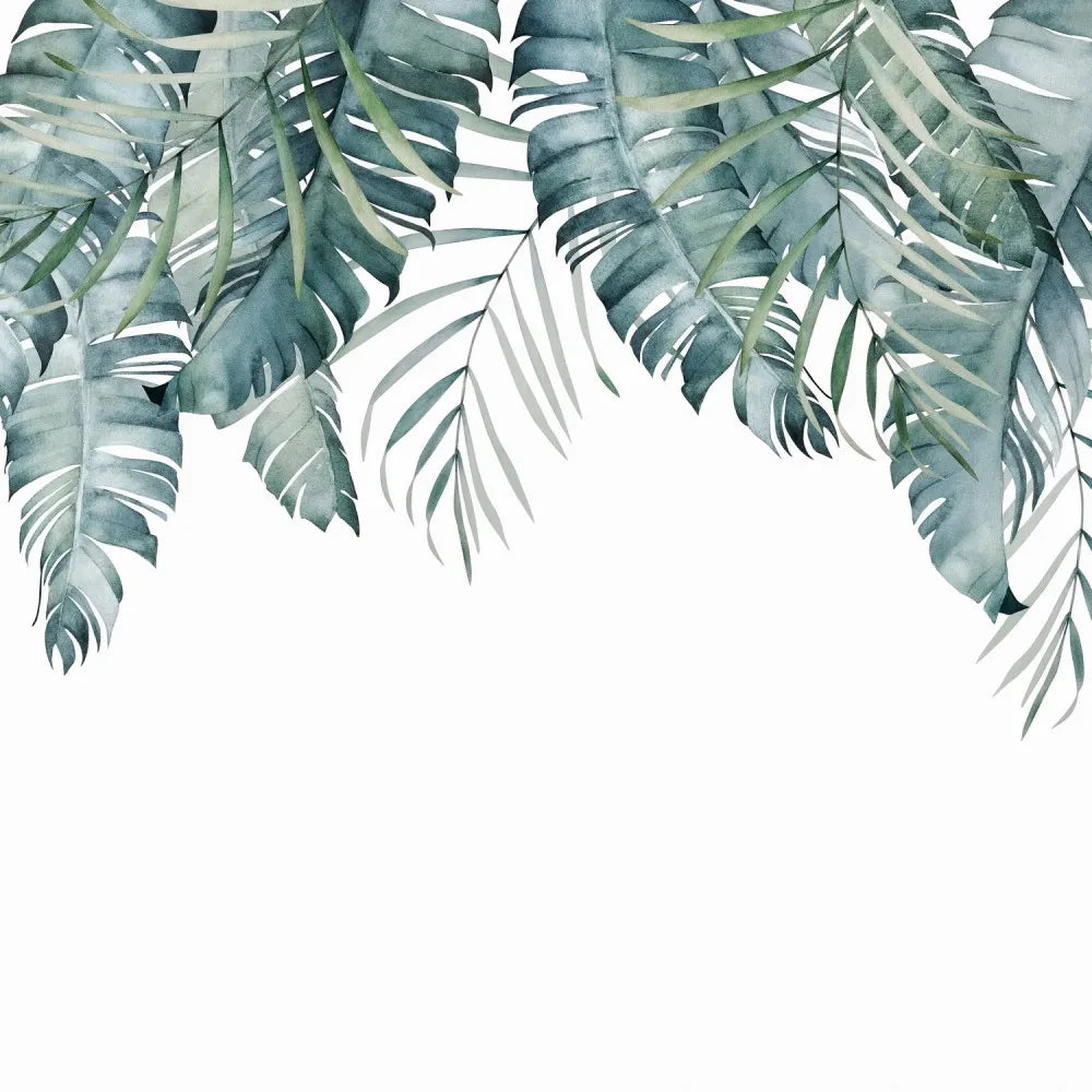 Lush tropical foliage