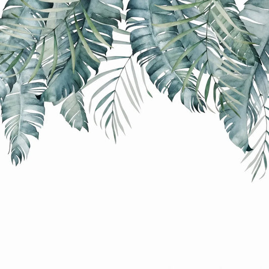 Lush tropical foliage