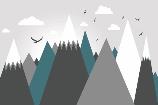 Eagles in the mountains