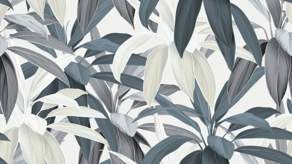 Luxurious blue foliage