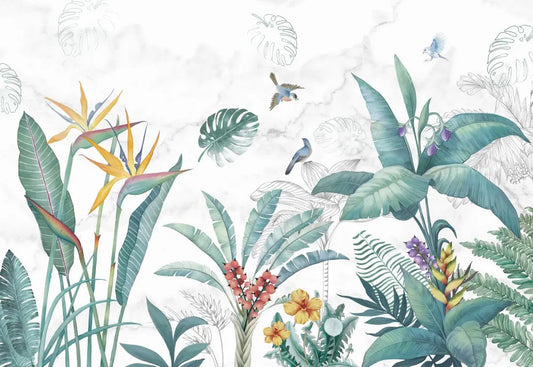 Garden of celestial flowers