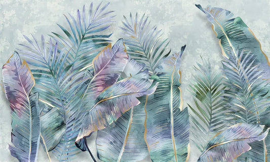 Enchanting tropical leaves