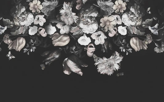 A riot of flowers in the garden