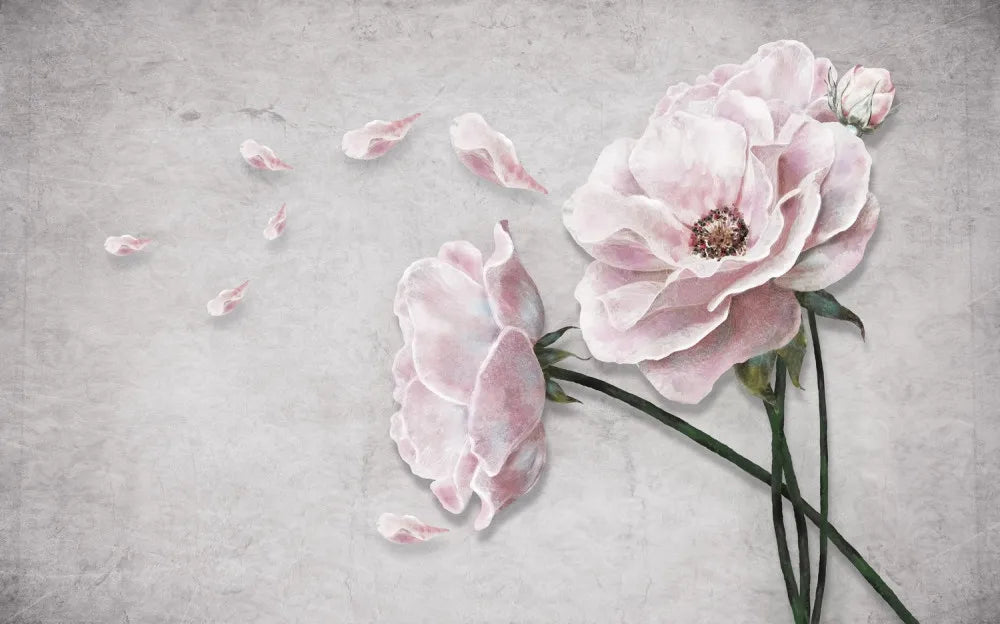 Delicate tea rose 3D