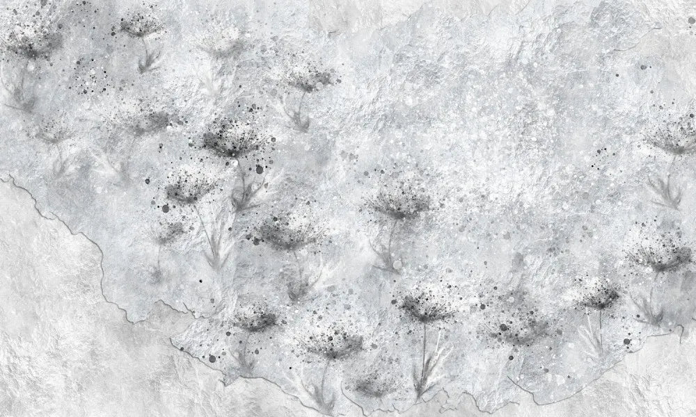 Dandelions on the wall